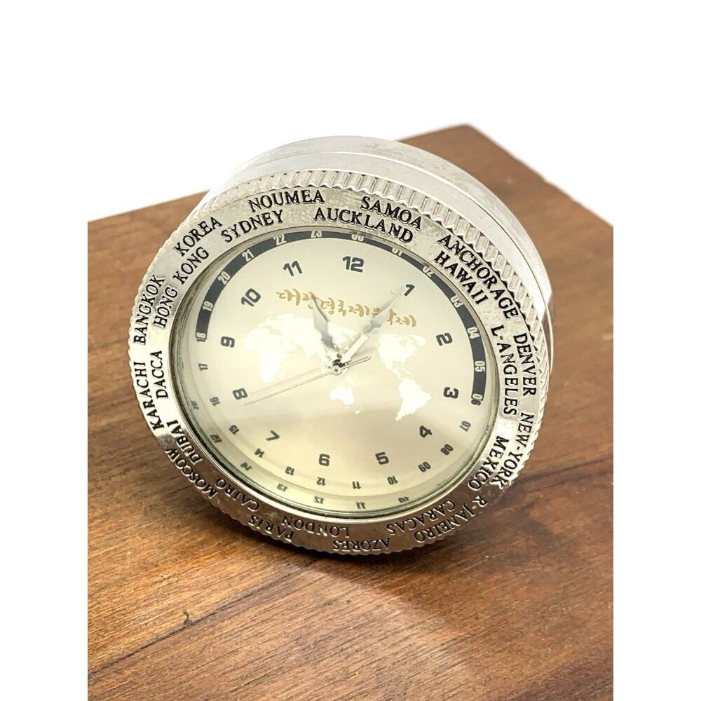 World Time Desk Travel Clock Korea Daegwallyeong International Music Festival